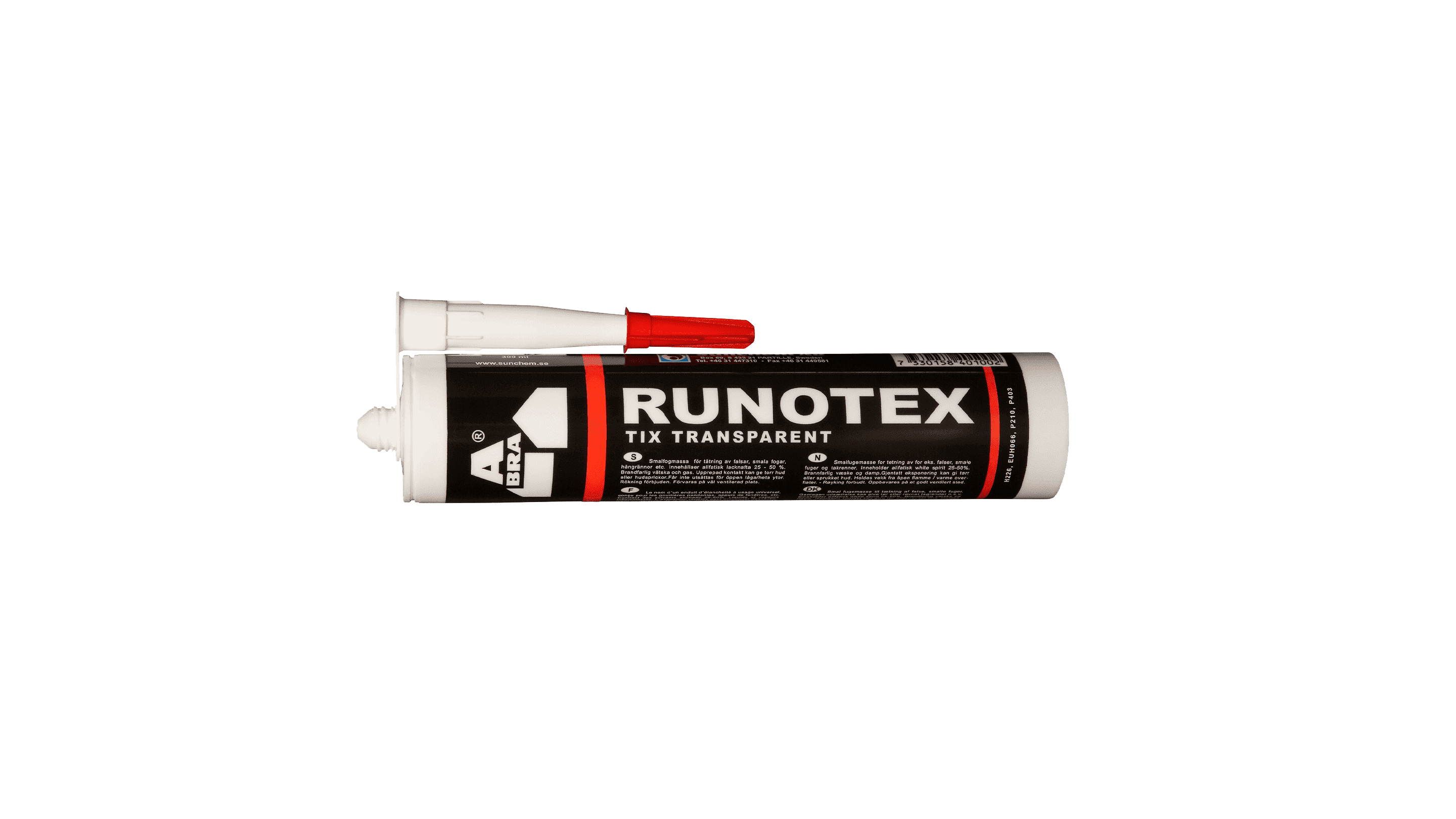 Runotex Tix Transparent - Transparent falstätningsmedel mm.