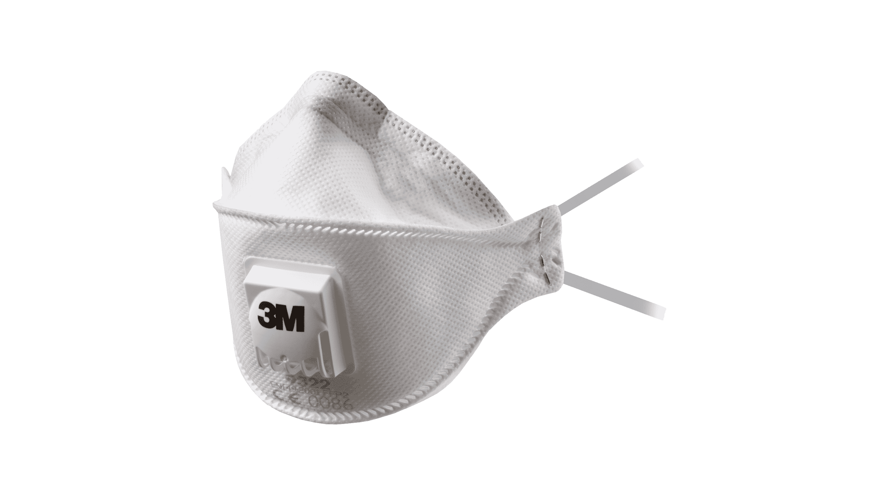 Halvmask 3M AURA 9322+ klass FFP2 NR D-V - Filtrerande halvmask