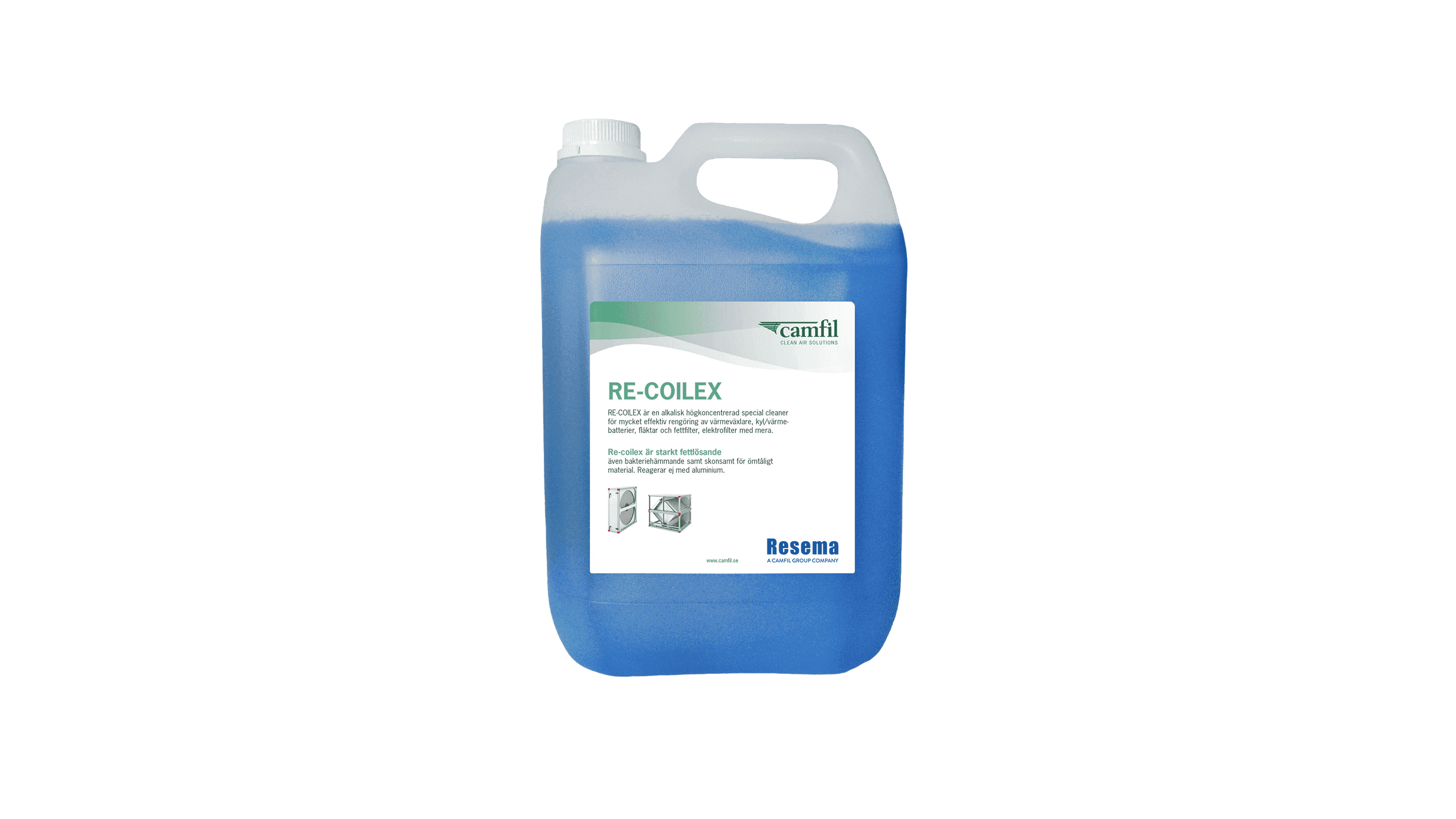 RE-COILEX spec.cleaner :: 5L dunk - Rengöringsmedel för ventilationskomponenter