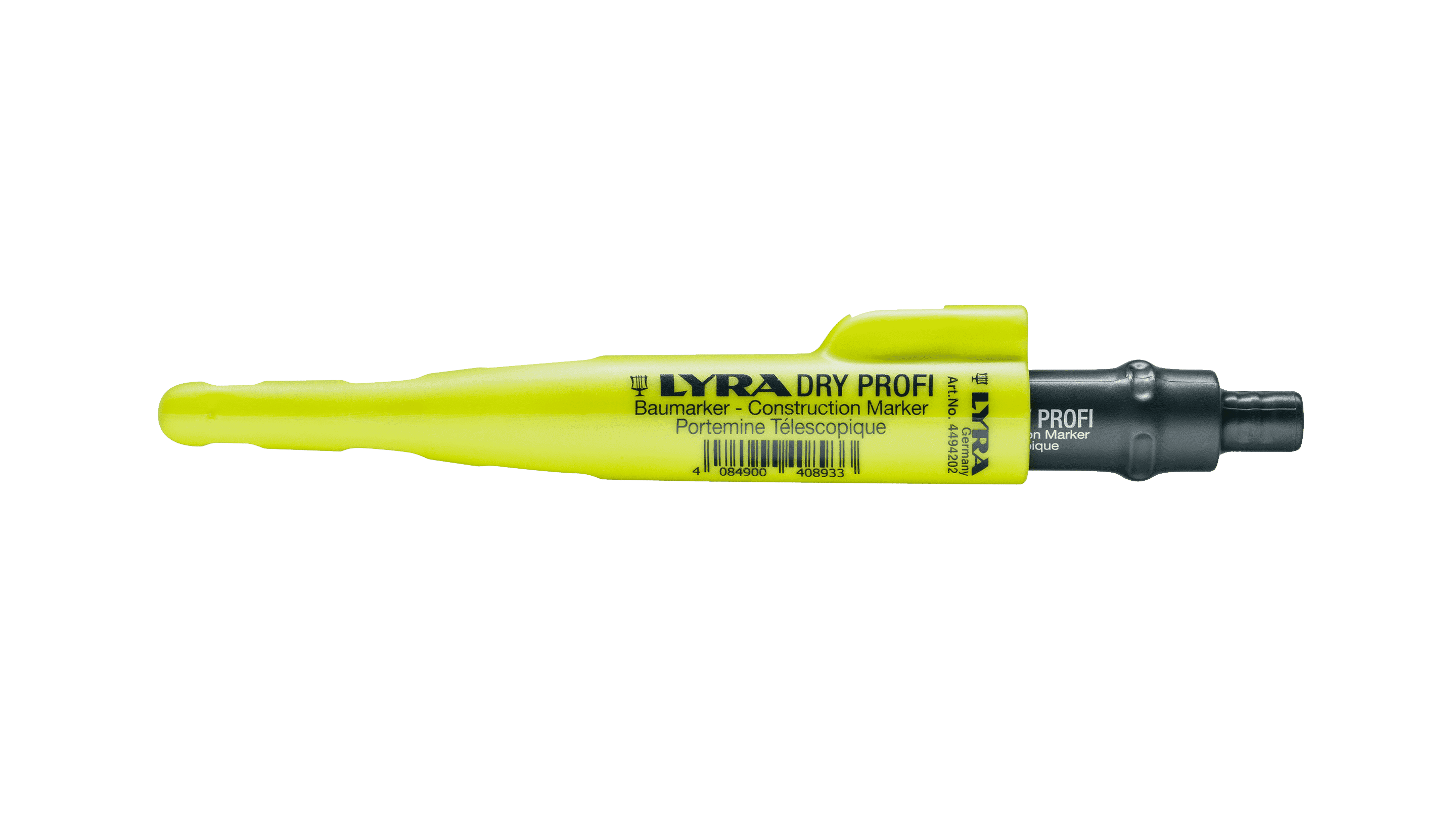 Lyra Dry Profi Construction Marker Graphite 2B 1 p - Proffesionell stiftpenna för hantverkare