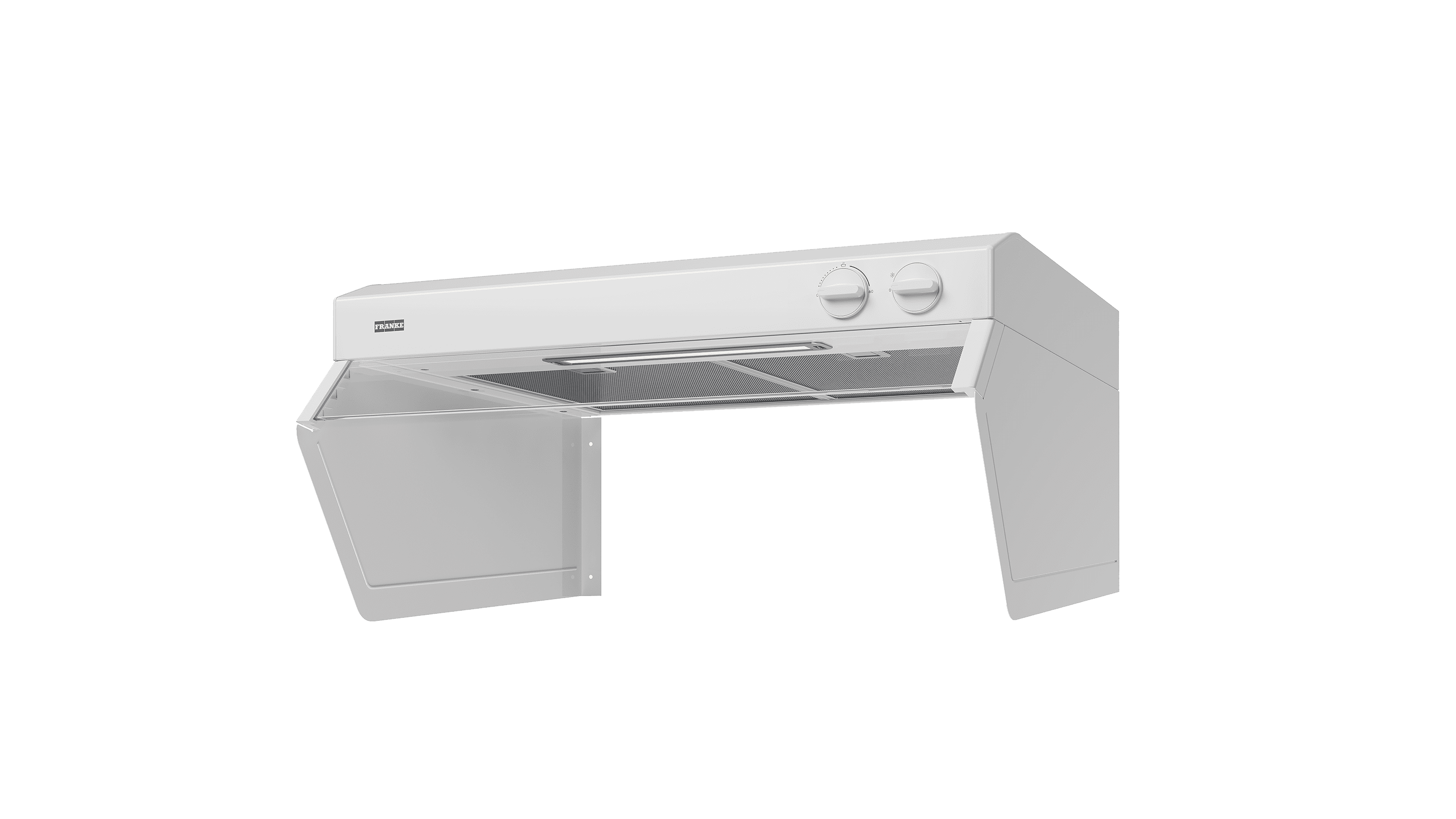 Franke Classic kåpa 1222A-10, Vit, Spiskåpa lgh -10. Stor volymdel