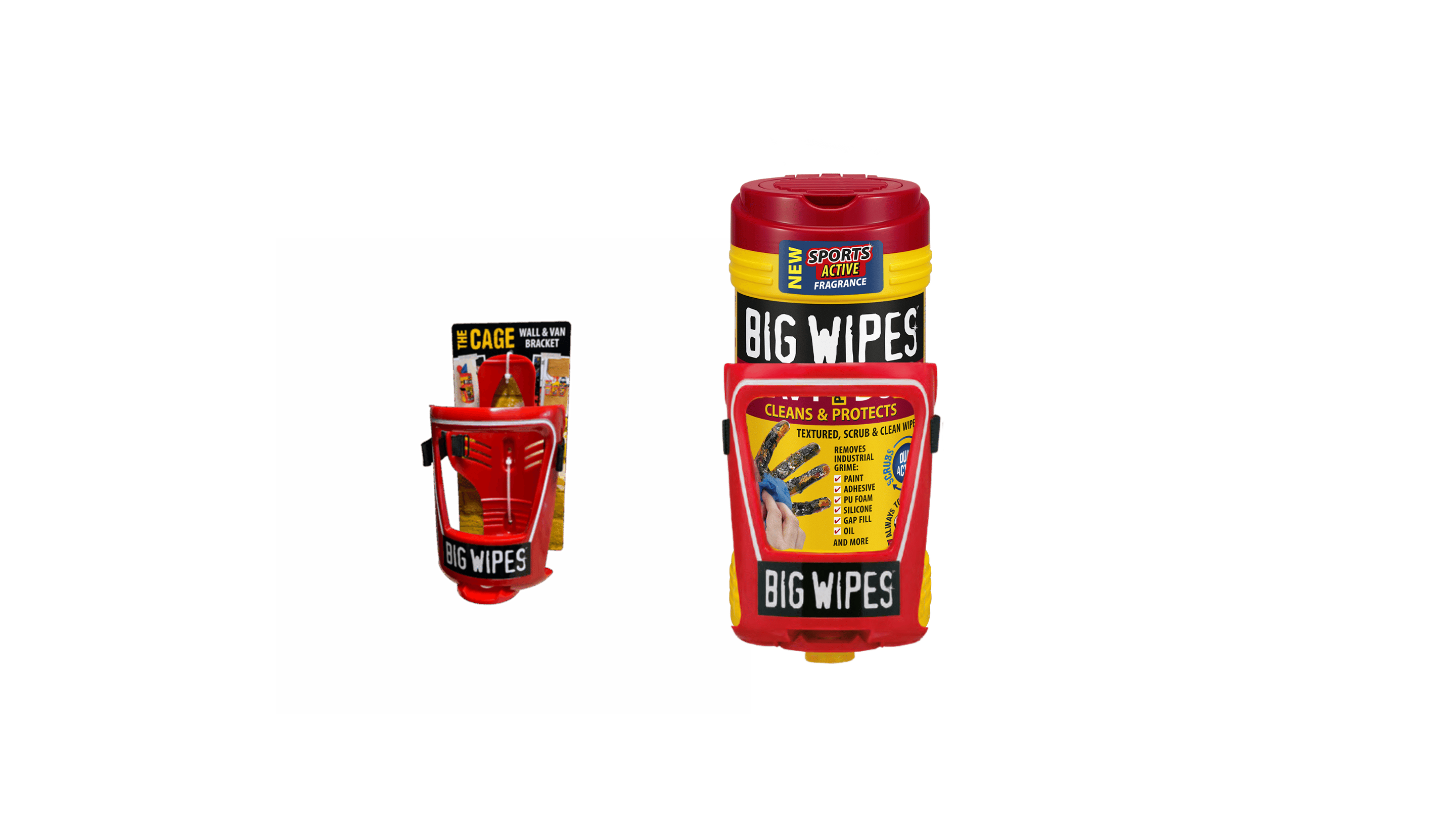 Big Wipes - Hållare för Big Wipes – vägg & servicebil