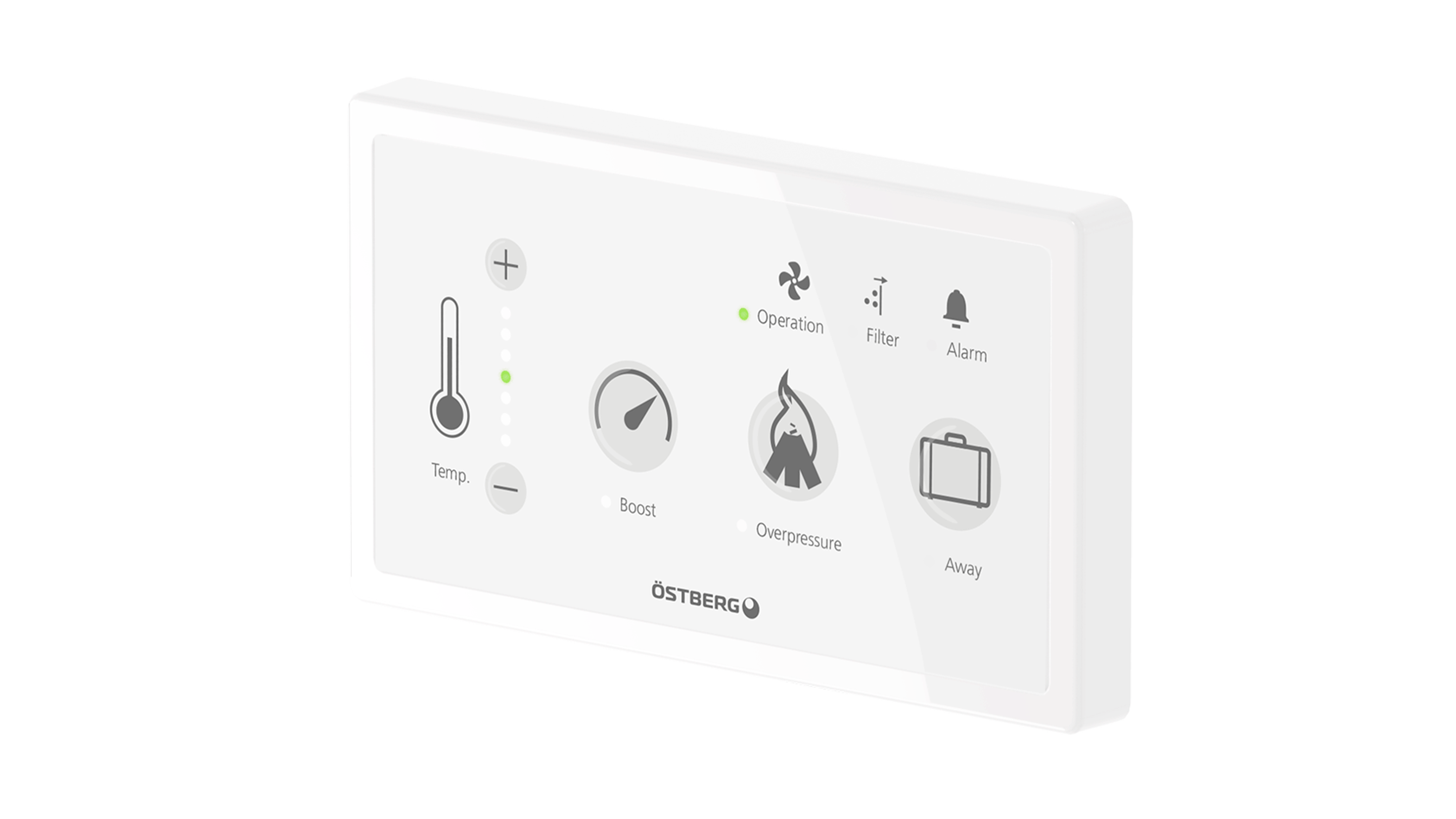 IQC Easy Control panel, Styrning HERU