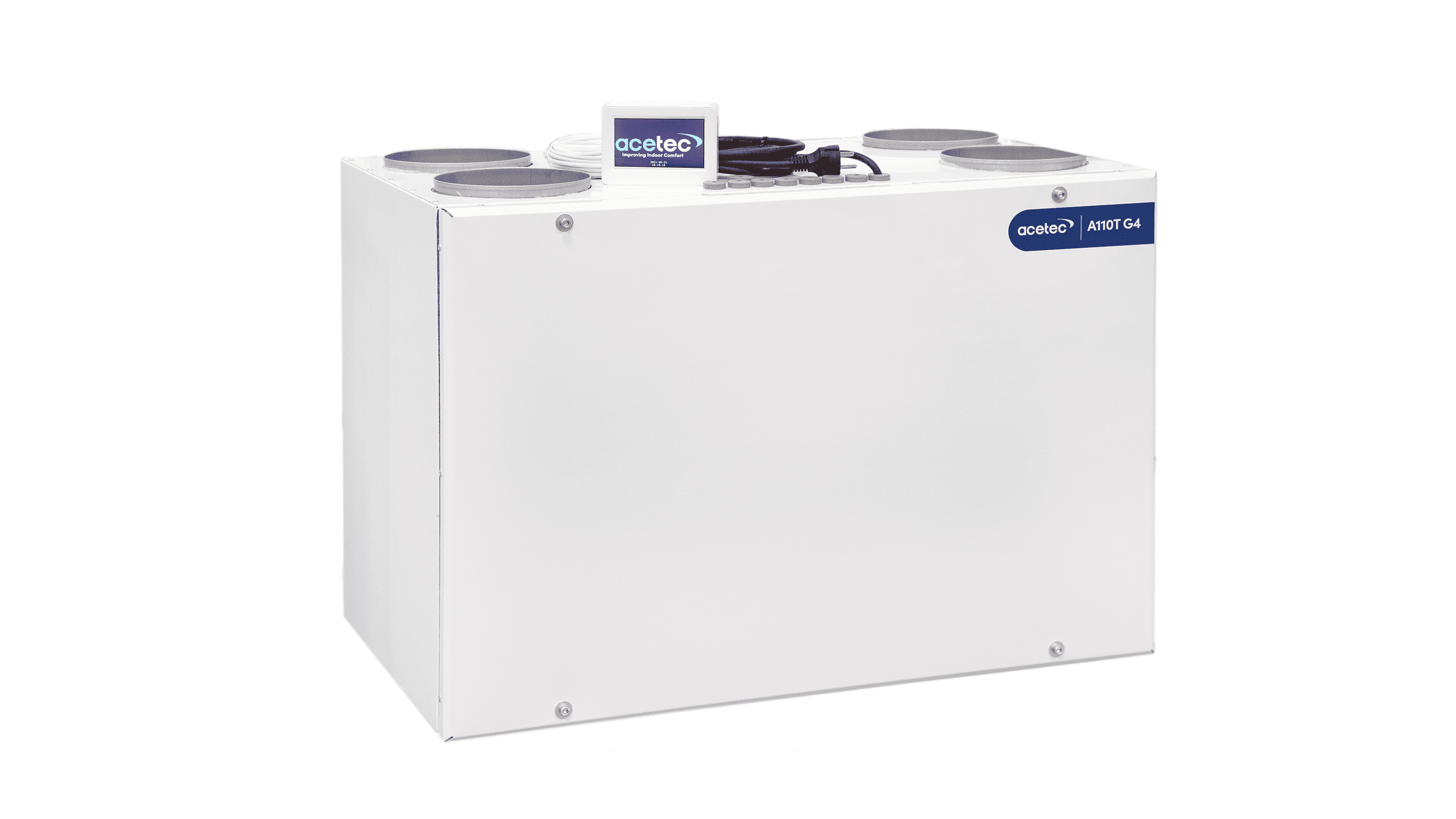 EvoAir A110T Vit G4 - Toppanslutet FTX-aggregat