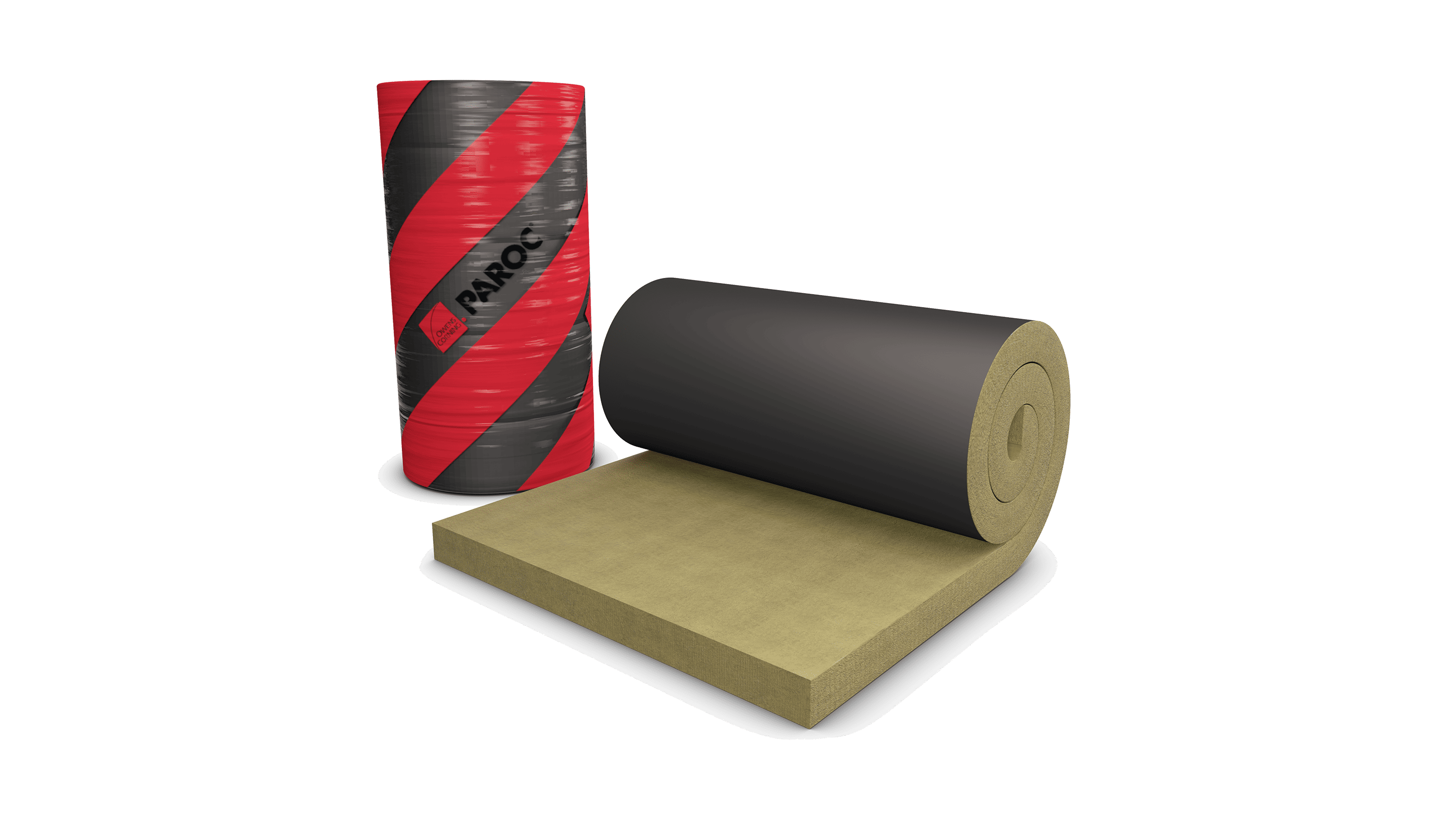 PAROC Vect Mat BlackCoat EI60, Isolermatta