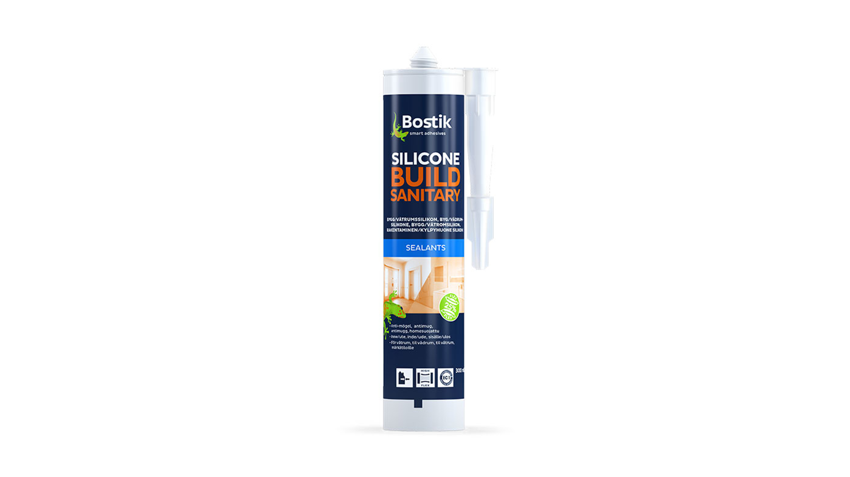 SILICONE BUILD & SANITARY - Neutralhärdande silikon