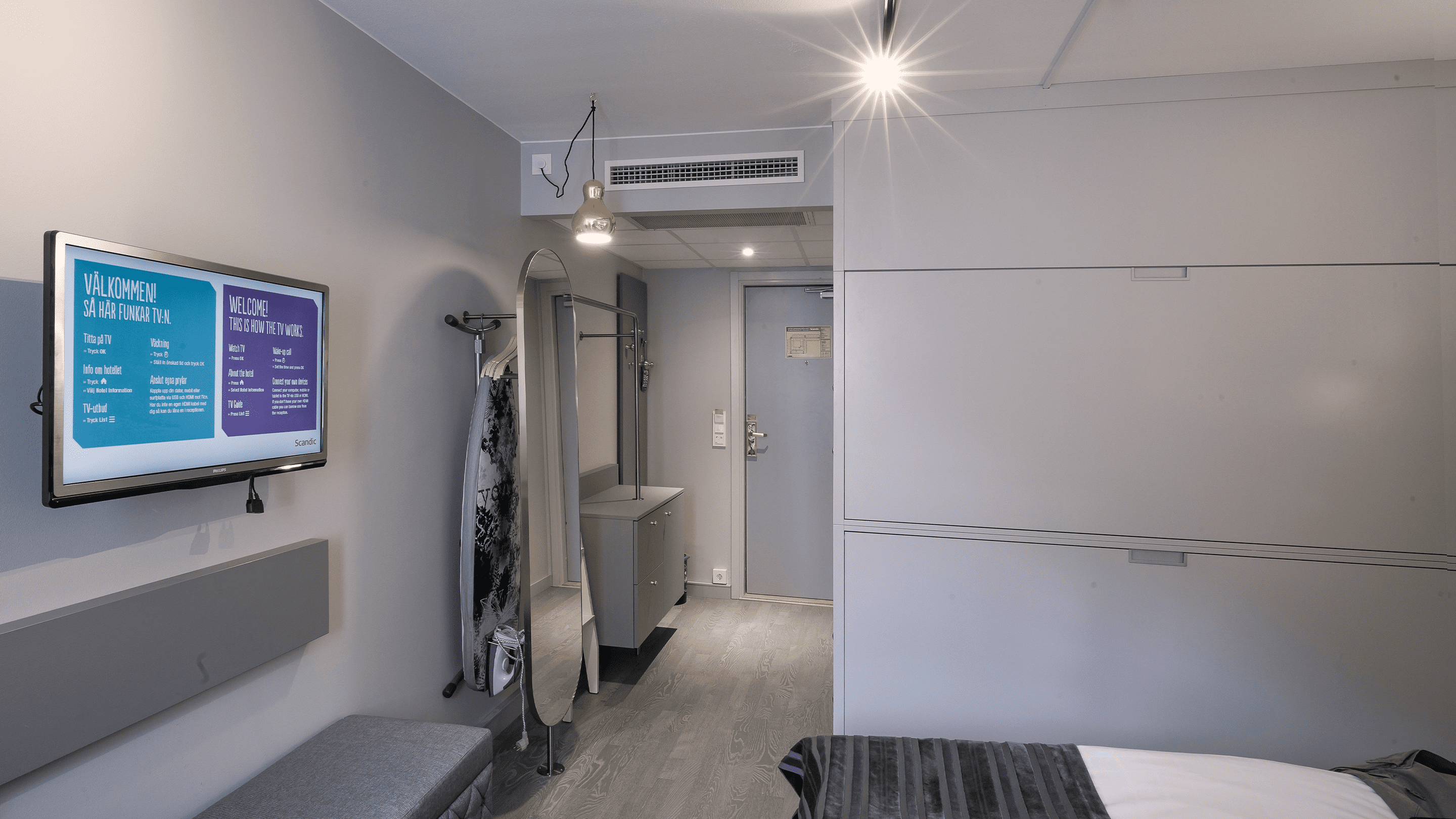 Hotellrum på Scandic Crown